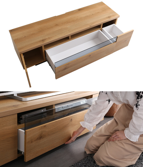 テレビ台 ローボード 木製 シンプルデザイン 日本製 完成品 幅140cm