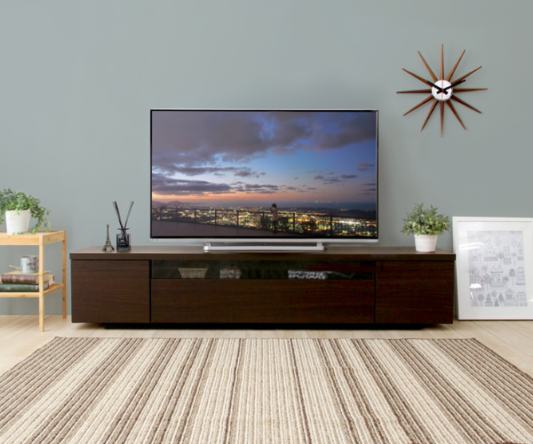 テレビ台 ローボード 幅180cm 木製 日本製 完成品 （ テレビボード TV