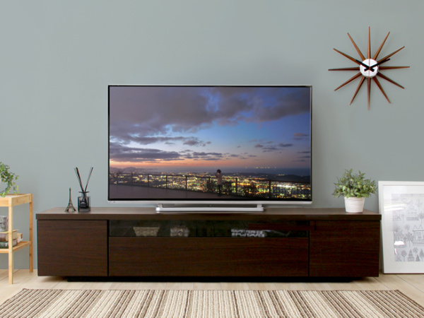 美品　テレビ台　日本製　木製 テレビ台 テレビボード 幅180 完成品 日本製 おしゃれ 木製 北欧 収納