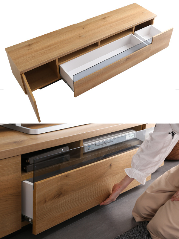 テレビ台 ローボード 幅180cm 木製 日本製 完成品 （ テレビボード TV
