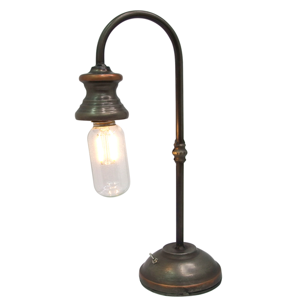 テーブルランプ C ブロンズ レトロ 間接照明 コードレス 電池式