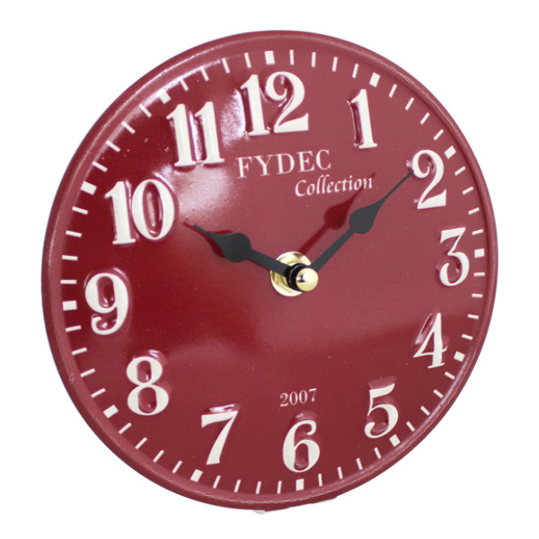 置き時計 エンボスメタル テーブル クロック 時計 インテリア （ 置時計 とけい テーブルクロック 雑貨 ）｜colorfulbox｜04