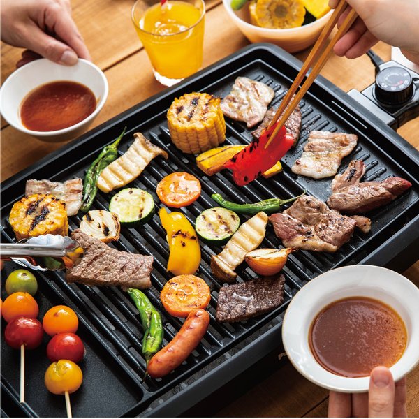 ピーコック魔法瓶工業 焼肉プレート 電気焼肉器 少煙 減煙 焼き肉