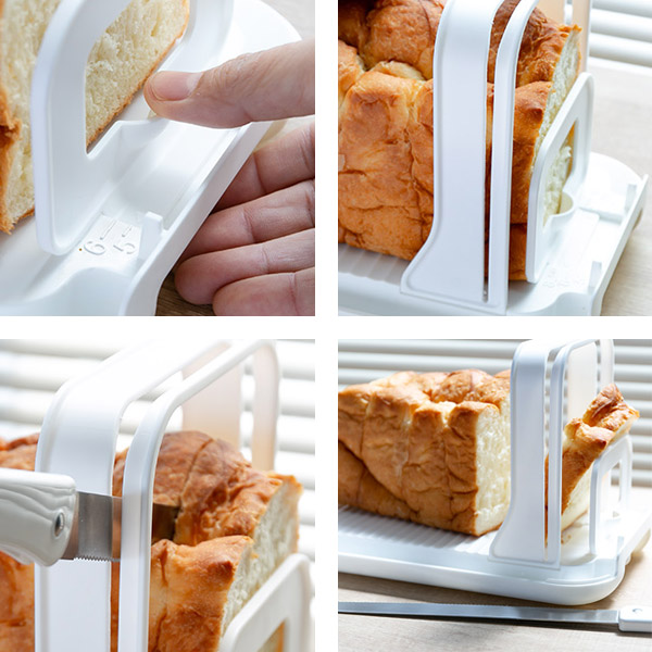 パール金属 パンスライサー ケース付き IN CUBE ブレッドケース カット