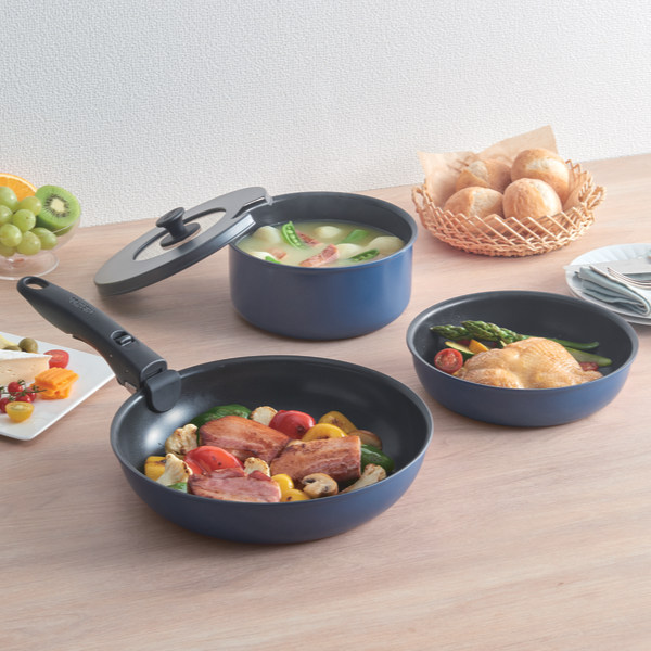 THERMOS★フライパン&鍋5点セット★新品未開封品★サーモス 楽天市場】サーモス フライパンセット 取っ手のとれるフライパン 5点