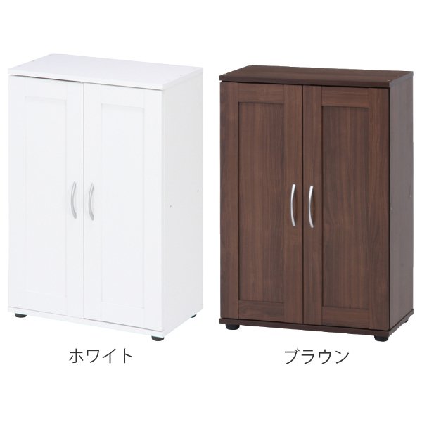 下駄箱 約 幅60cm 奥行36cm 高さ90cm （ シューズボックス くつ箱 シューズラック 靴 収納 靴棚 可動棚 幅60 ）の画像