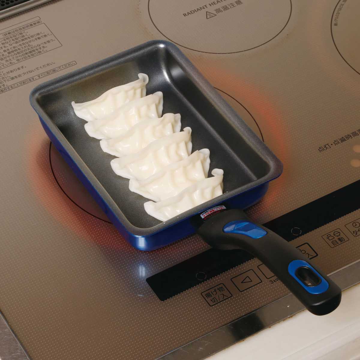 谷口金属工業 卵焼き器 13×18cm IH対応 蓋付き 深型 ちょい深IH玉子焼