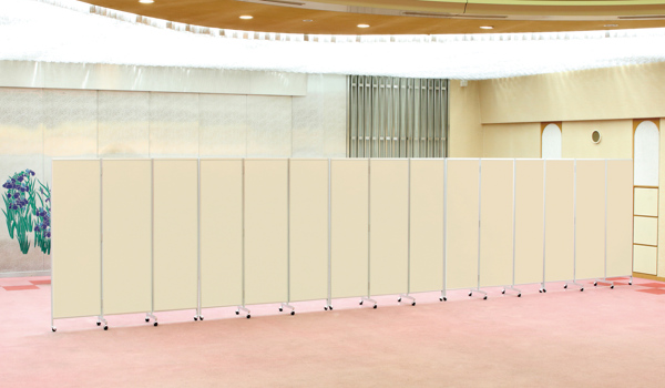 法人限定） 衝立 三つ折り 高さ200cm パーテーション キャスター