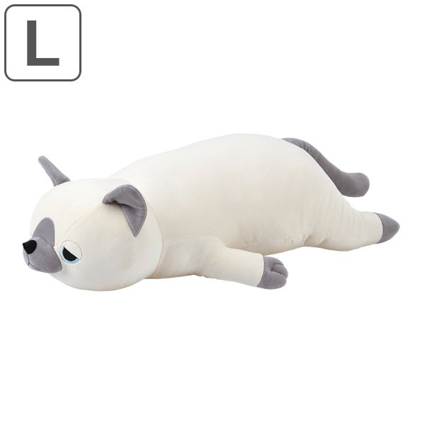 抱き枕 レオ 猫 シャムネコ ぬいぐるみ Lサイズ （ 動物 アニマル