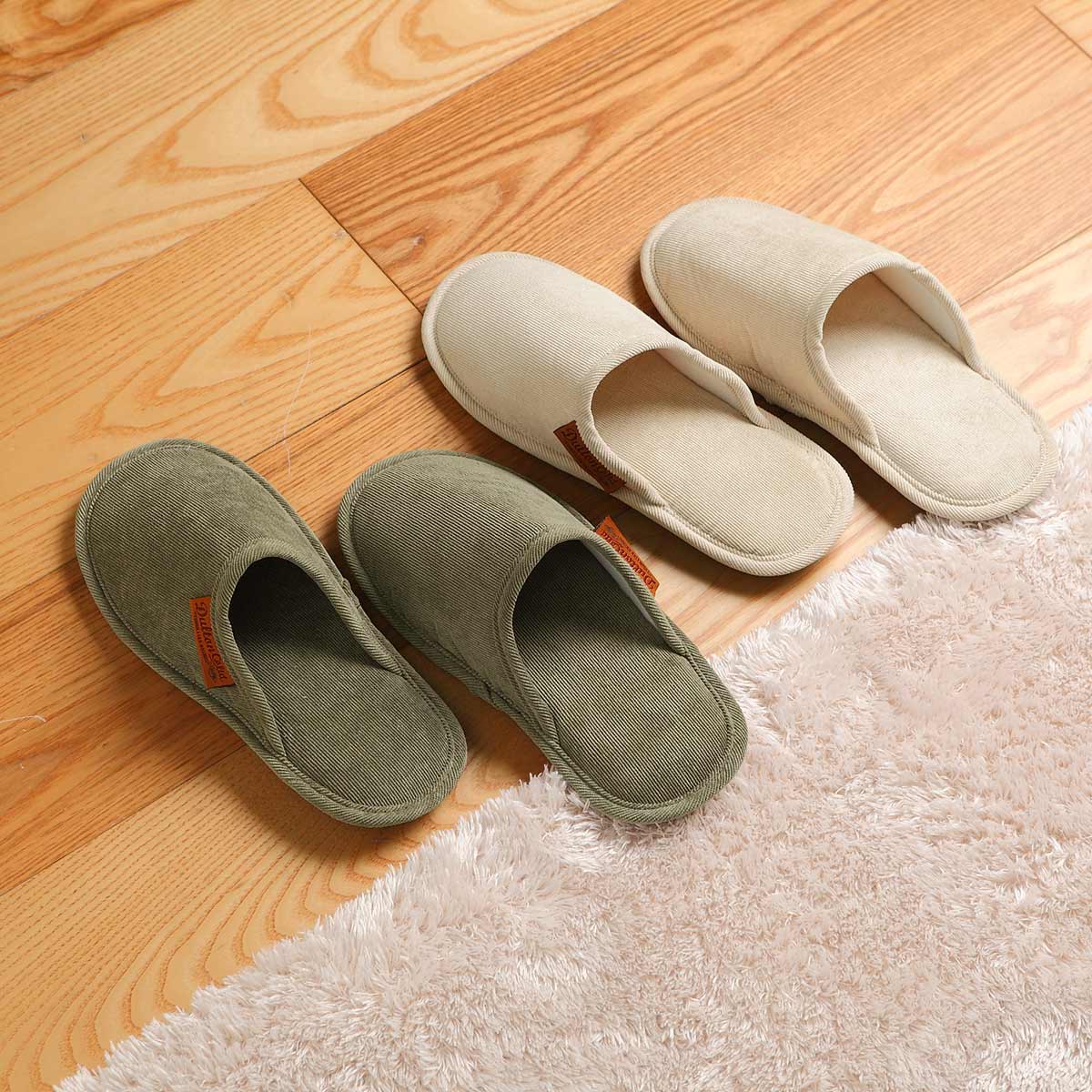 スリッパ 25.0〜28.0cm コーデュロイ...の詳細画像5