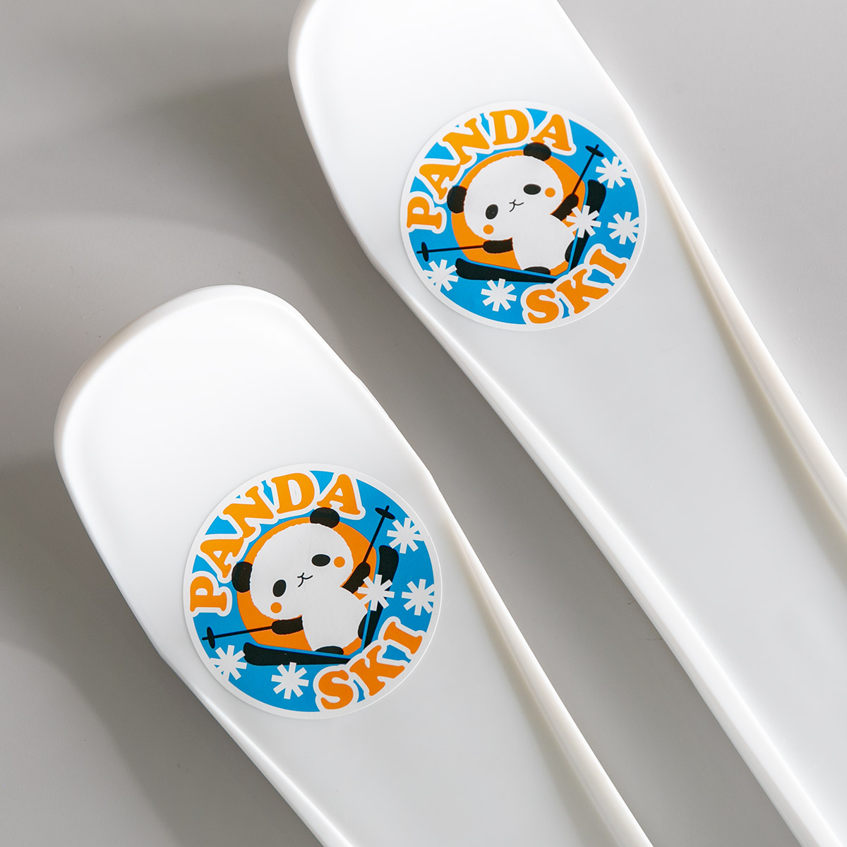 SWALLOW PANDAキッズスキー板　ストックセット 100cm パンダ スワロー キッズ スキーセット SWALLOW 23-24 SNOWPANDA BLUE スノー