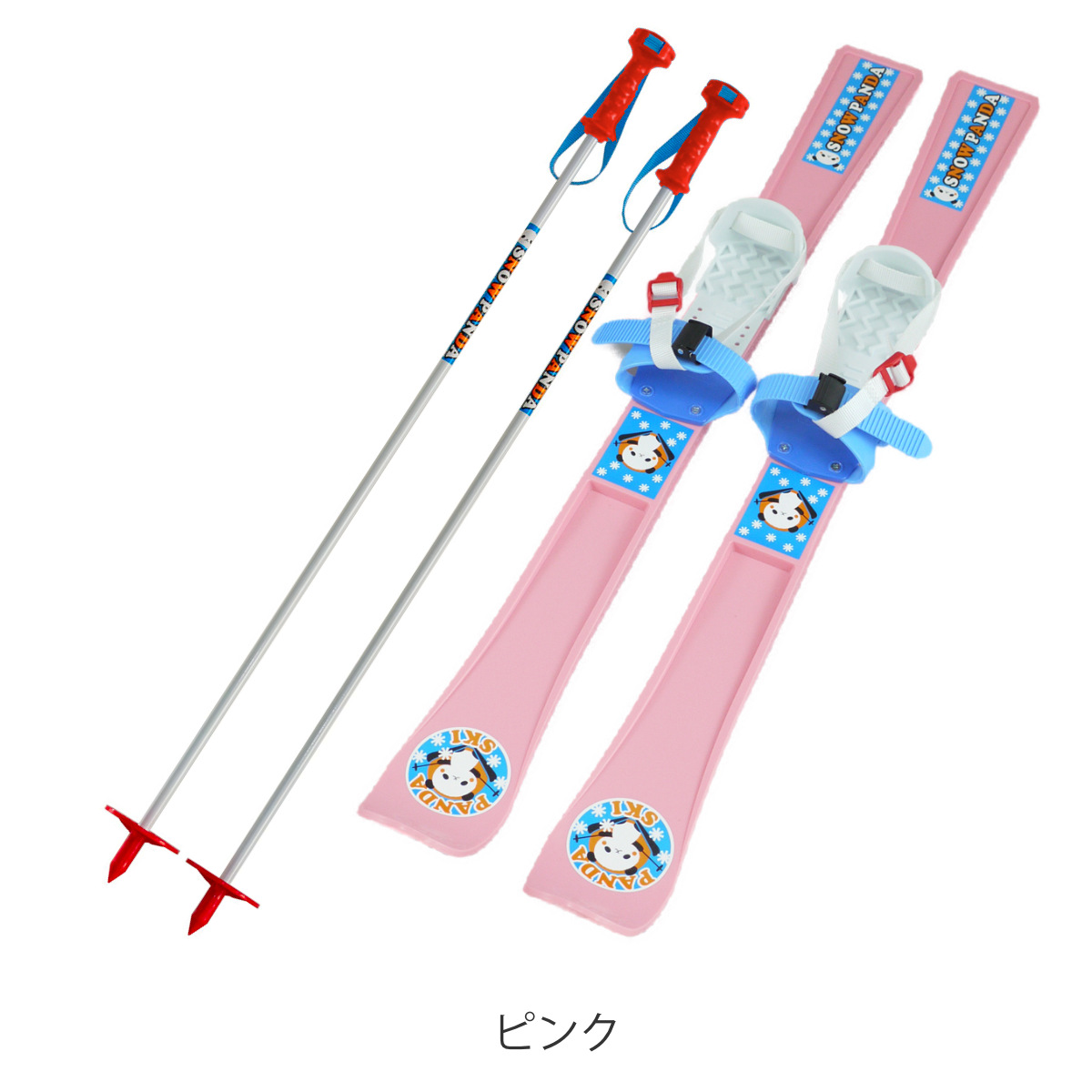 スキーセット パンダスキー 85cm （ 初心者 スキー板 ストック スキー