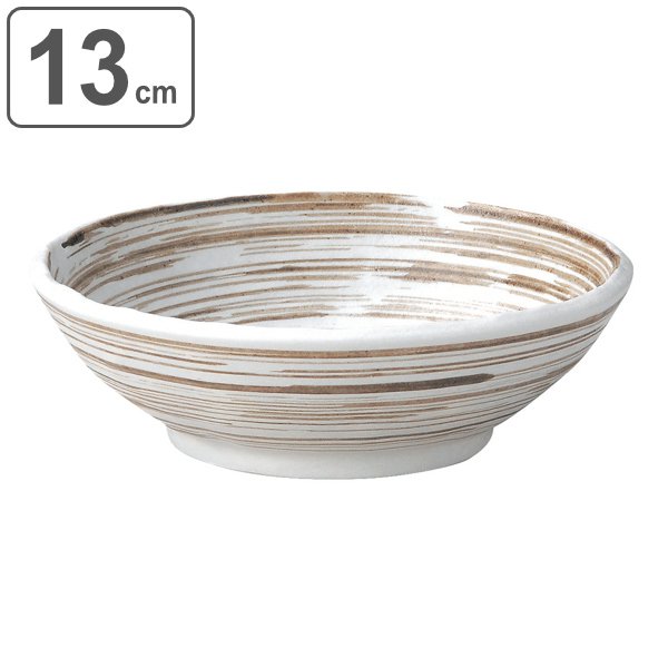 M.STYLE（エムスタイル） 鉢 13cm 浅鉢 エムスタイルジャポネ 刷毛渦