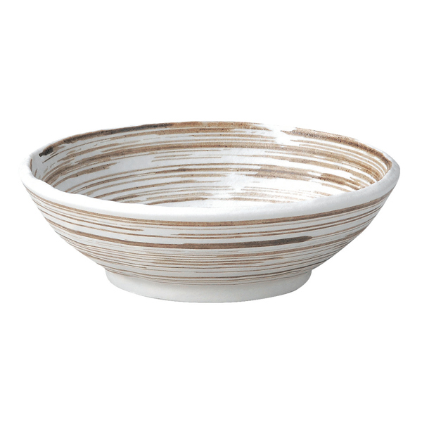 M.STYLE（エムスタイル） 鉢 13cm 浅鉢 エムスタイルジャポネ 刷毛渦