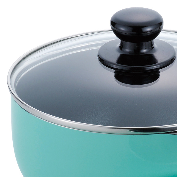 和平フレイズ フライパン 雪平鍋 18cm IH対応 2点セット カラフル