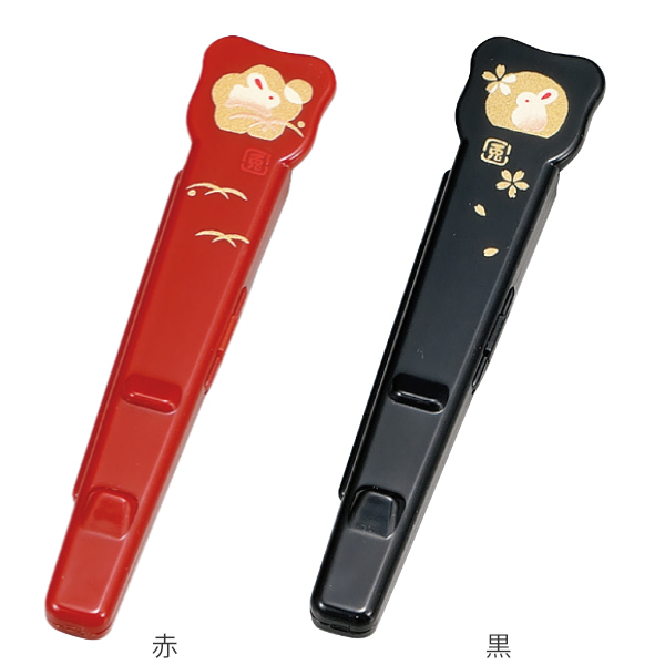 箸箱 携帯用 箸キャップ 箸置き うさぎ ( ...の詳細画像1