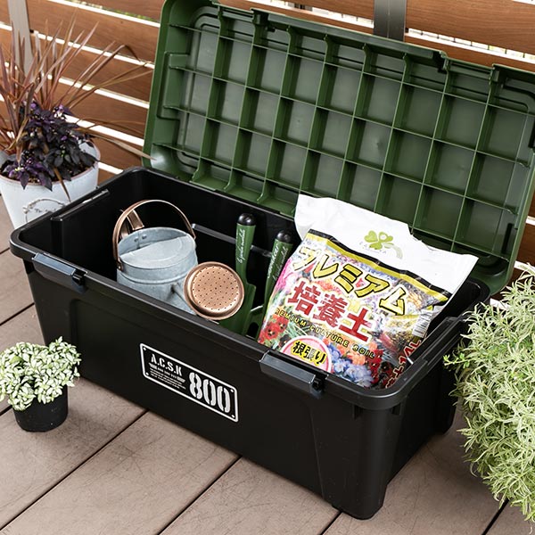 JEJアステージ 収納ボックス 幅80×奥行38×高さ33.3cm ツールストッカー