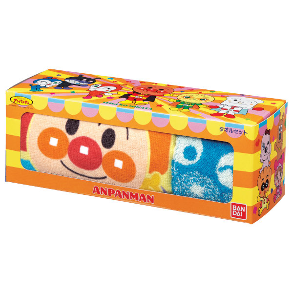 アンパンマン タオルチーフ&フェイスタオル ア...の詳細画像1