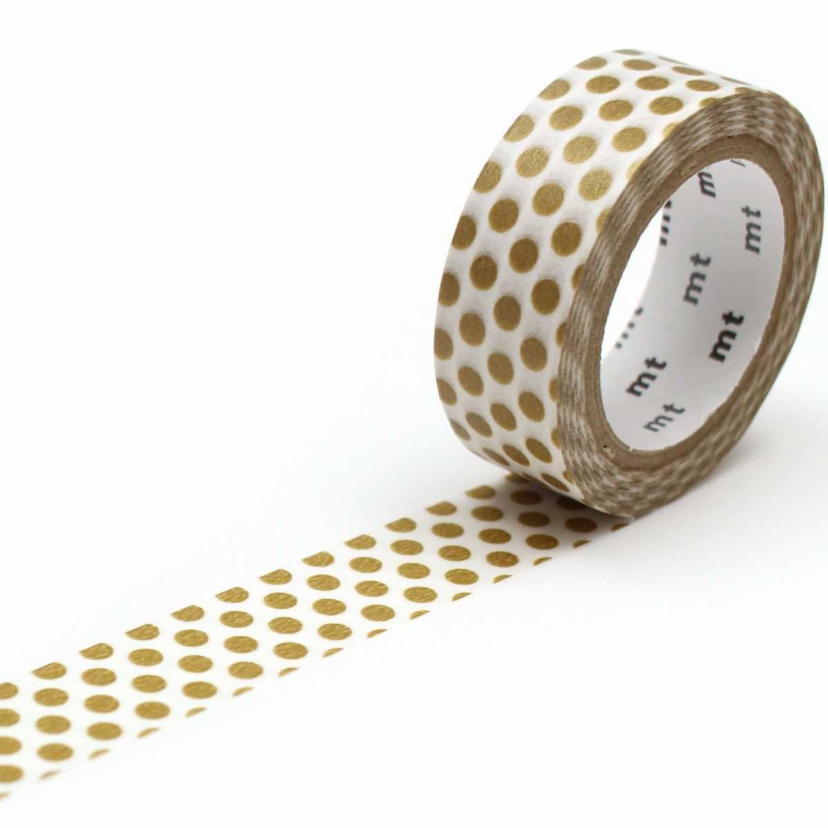 マスキングテープ ドット 幅15mm×7m mt DECO （ マステ アレンジ