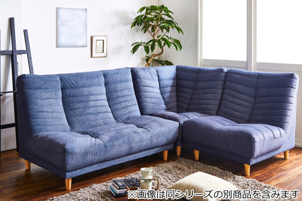 コーナーソファ 幅99cm ハイバック 引っかきキズに強い ファブリック