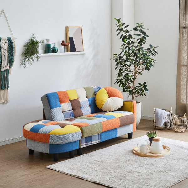 カラフルパッチワーク2人掛けソファオットマン＆クッション付値下げ 楽天市場】当店限定10％OFFクーポン ソファ2人掛け 2人掛けソファー