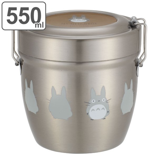 スケーター 弁当箱 保温 丼 抗菌 550ml 真空ステンレス 保温弁当箱