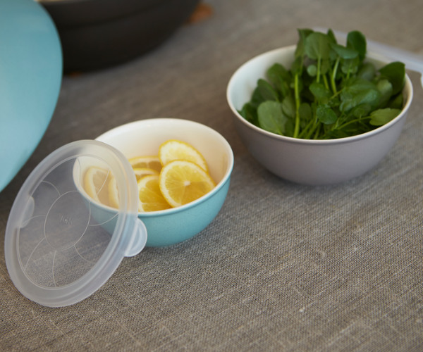 超軽量ボウル L 蓋付き 550ml 電子レンジ対応 食洗機対応 BOWL WITH