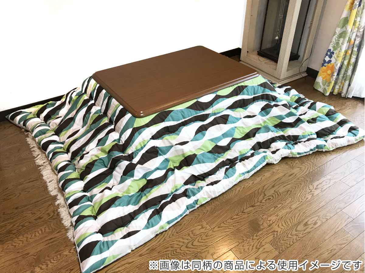 こたつ布団 円形 厚掛け 直径210cm 丸 日本製 綿100％ 消臭 （ コタツ