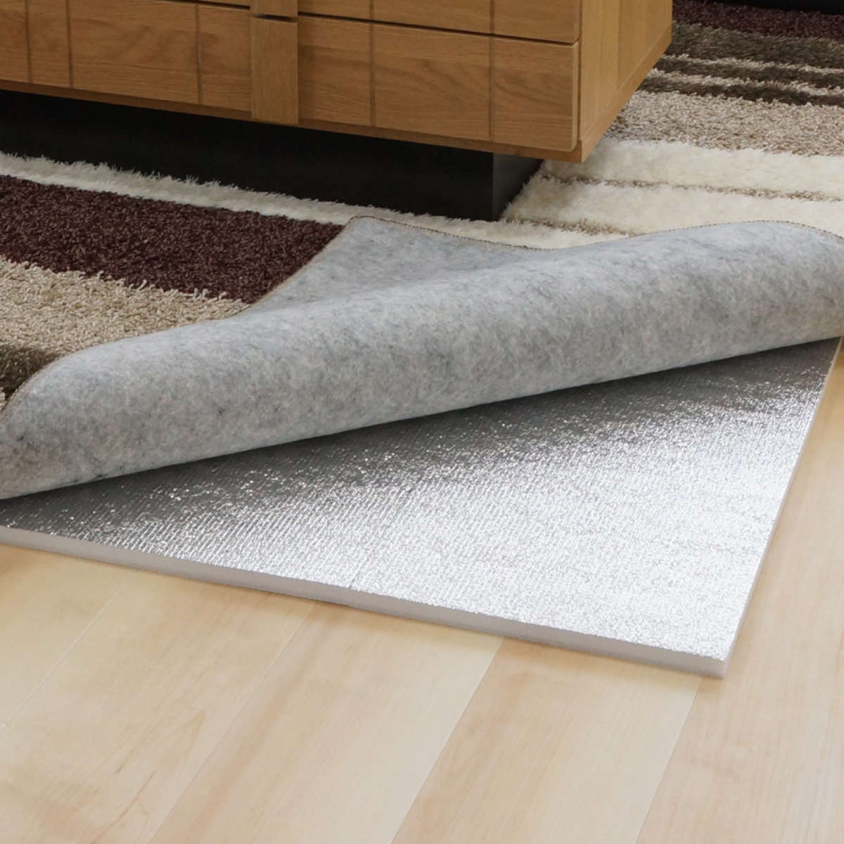 防ダニほかほかマグナムスーパーDX アルミ 2畳 U-Q939 （ 床 断熱