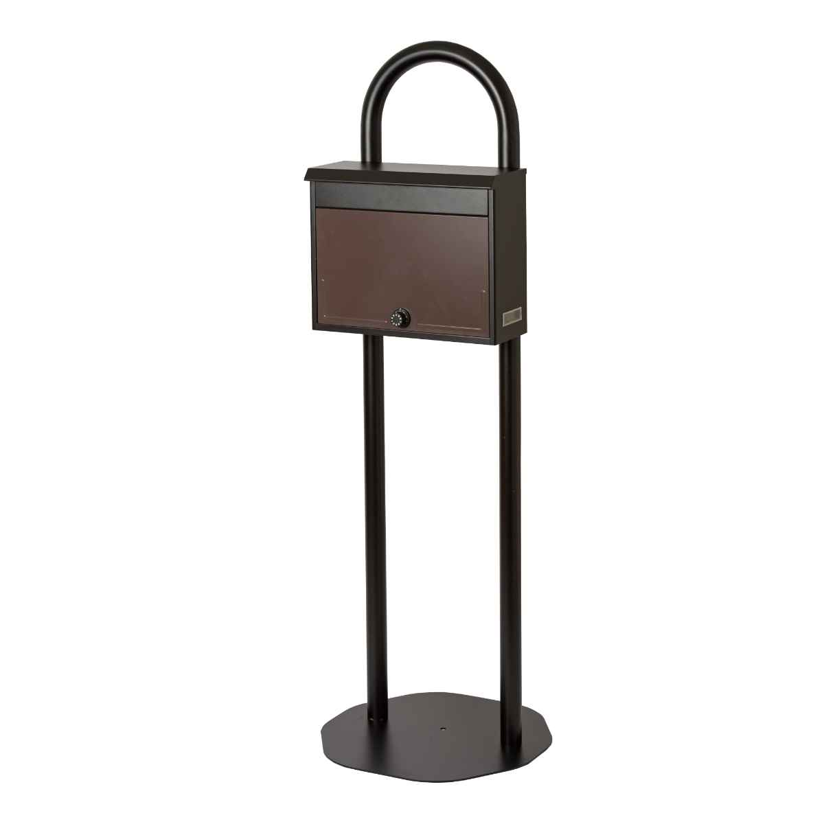 ポスト スタンドポスト スタンドセット ダイヤル式 窓付き （ 郵便