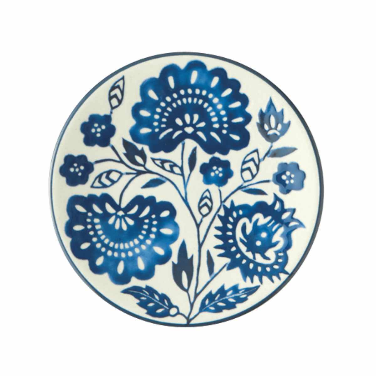 プレート 11.5cm AIKA 硬質陶器 同柄4枚セット （ 食洗機対応 電子