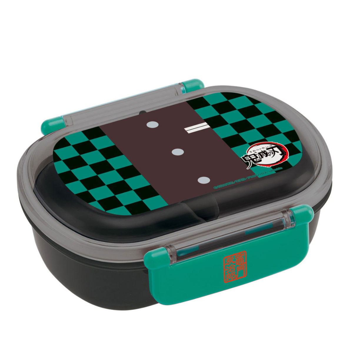 スケーター お弁当箱 1段 360ml 抗菌 ふわっと 小判 ランチボックス 鬼
