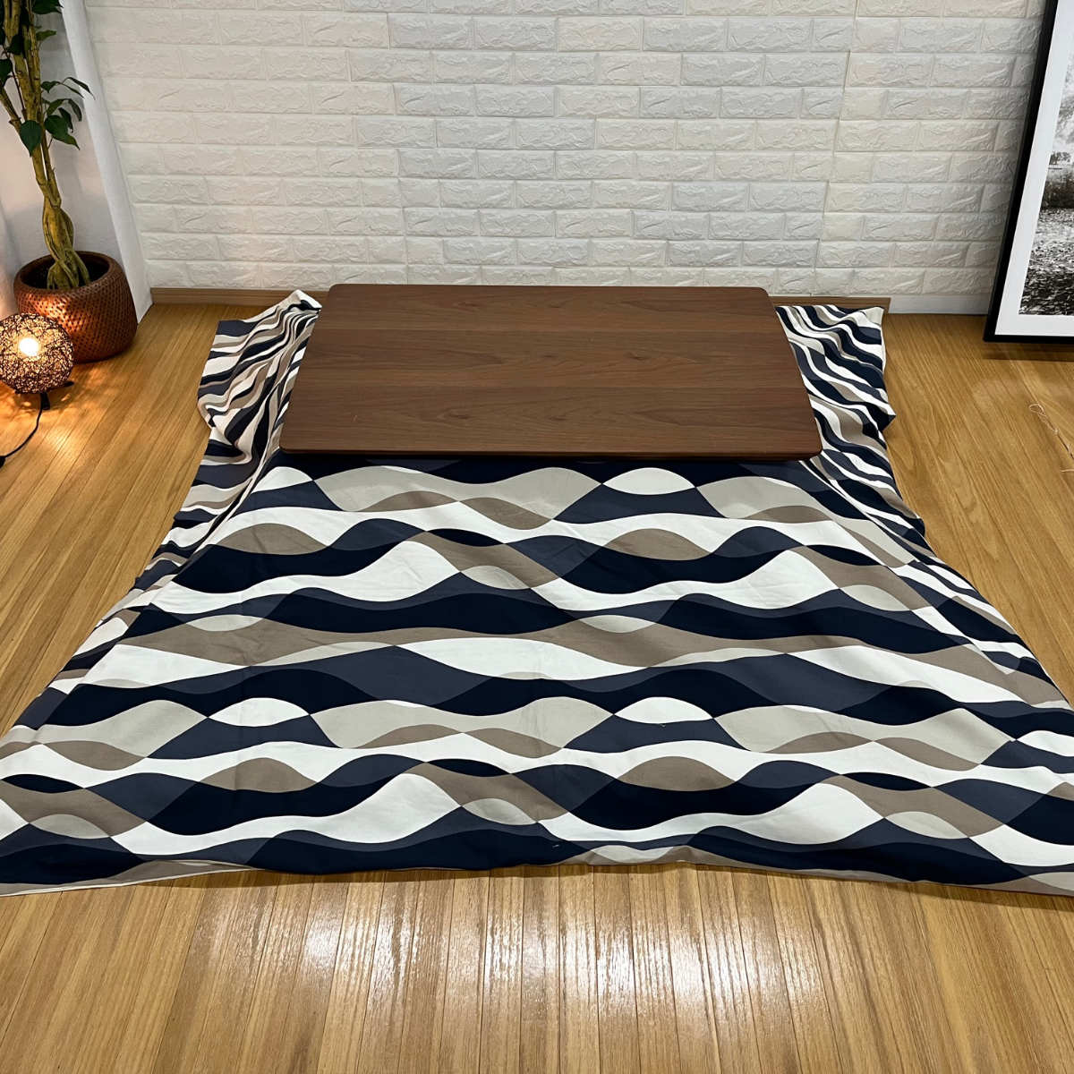 こたつ布団カバー 185×185cm 正方形 綿100％ 日本製 （ こたつ布団 カバー コタツ布団 洗える コタツ布団カバー こたつカバー コタツカバー ）_15