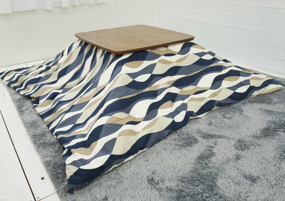 こたつ布団カバー 185×185cm 正方形 綿100％ 日本製 （ こたつ布団 カバー コタツ布団 洗える コタツ布団カバー こたつカバー コタツカバー ）_10