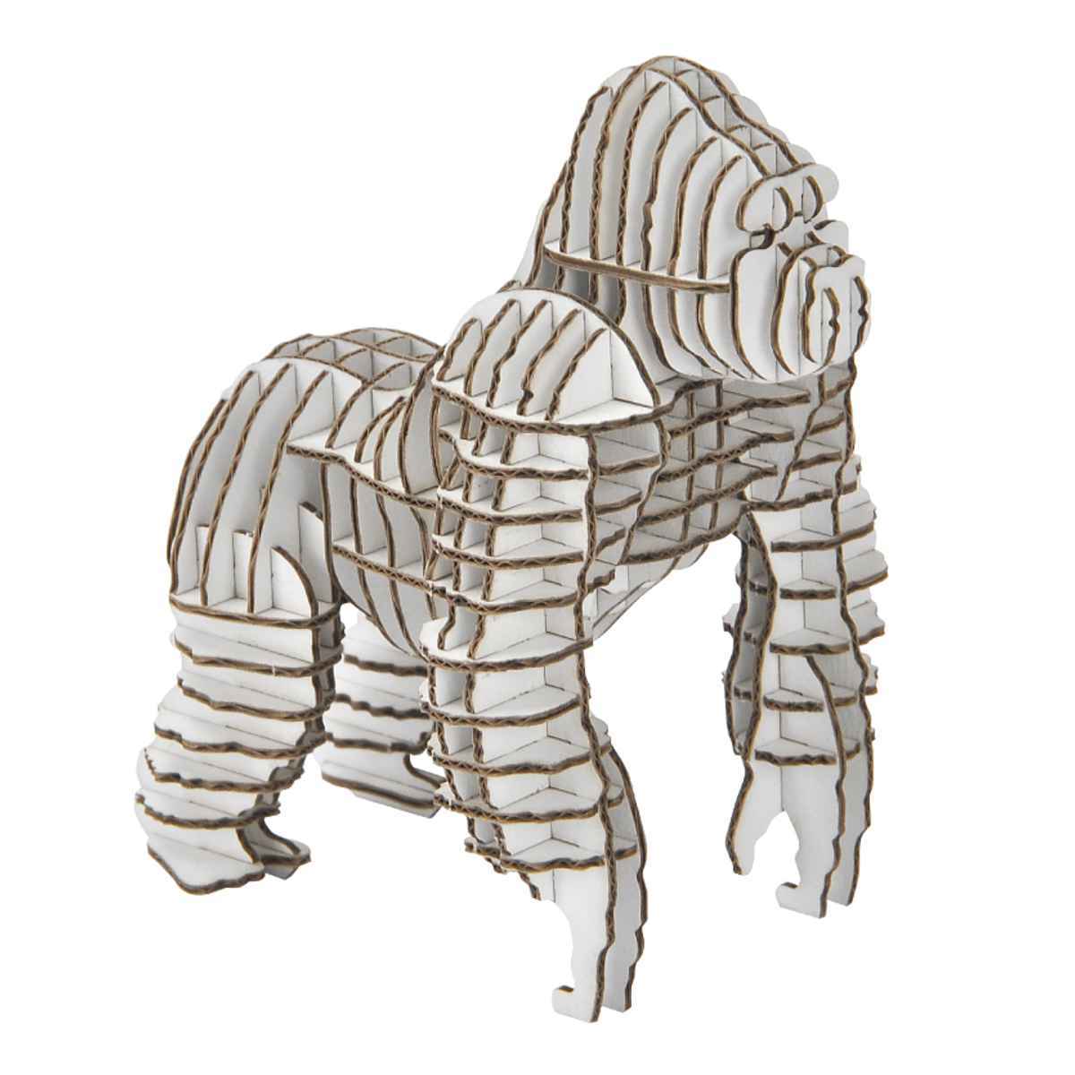 工作キット ダンボール製 GRID ゴリラ （ ダンボール 段ボール 動物