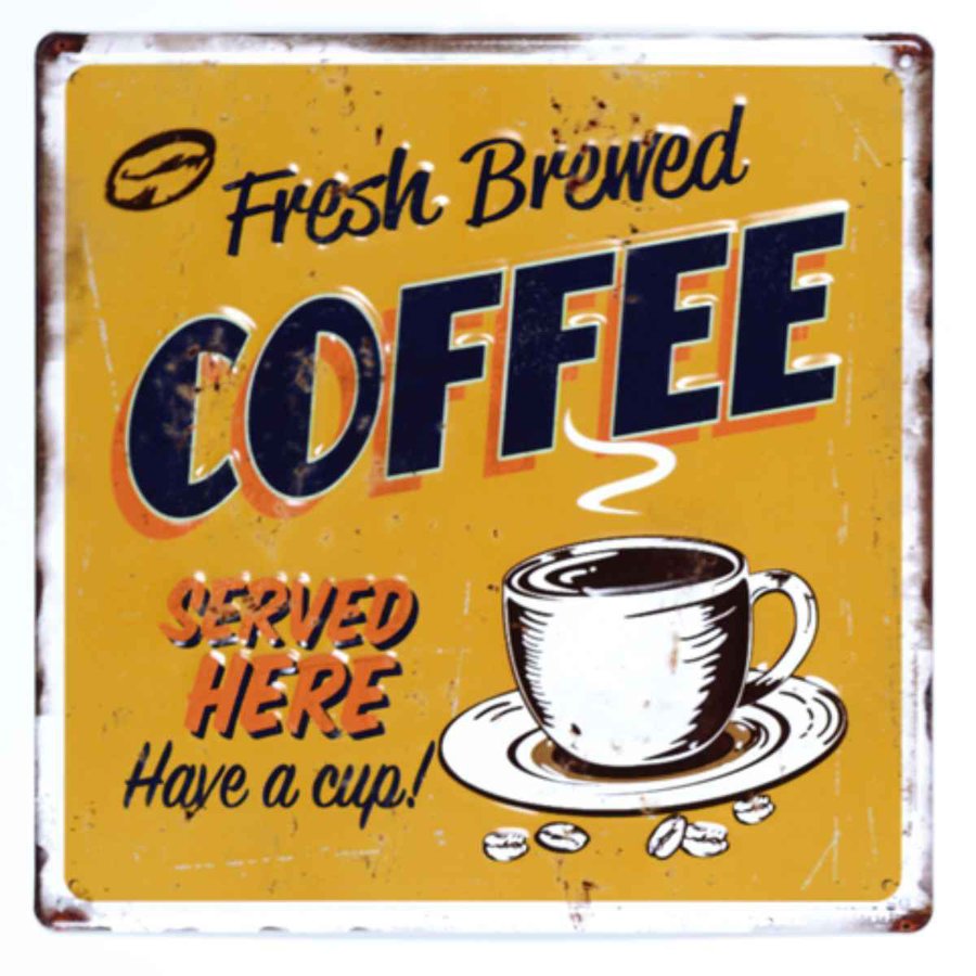illy イリーコーヒー 販促用 サインボード 看板 置物 オブジェ 非売品 Amazon.com: YOYI ART Coffee Bar Sign - Metal Tin Vintage