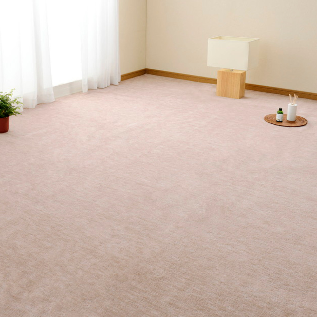カーペット ラグ 江戸間4.5畳 平織カーペット ラウム カット可 （ 261×261cm ラグマット 江戸間 4.5帖 日本製 マット ）_16