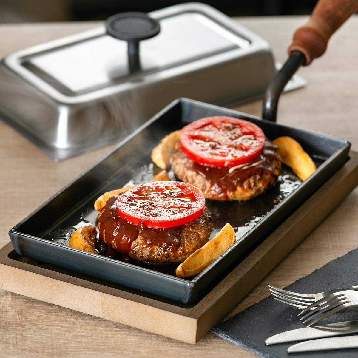 オークス（AUX） 鉄板 小 IH対応 鉄製 大人の鉄板 日本製 （ ガス火