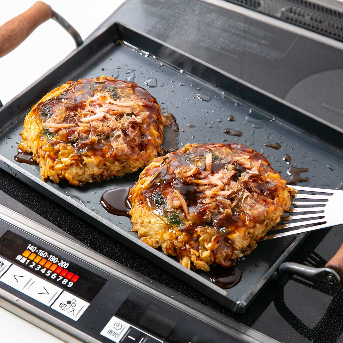 オークス（AUX） 鉄板 大 IH対応 鉄製 角蓋付き 大人の鉄板 日本製