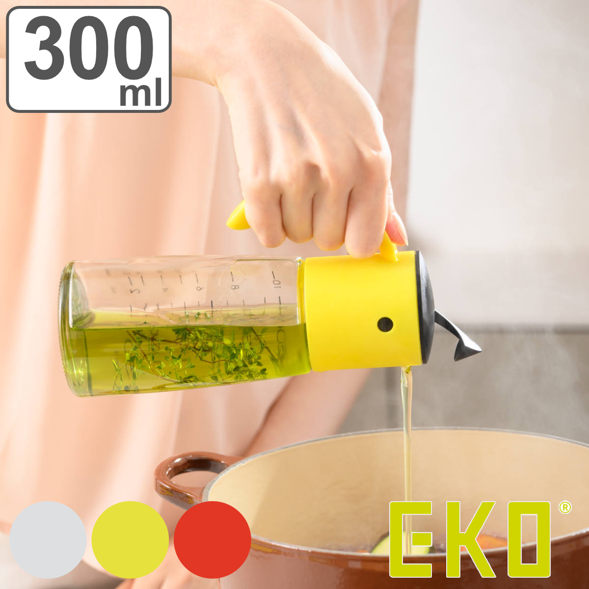 EKO �I�C�����r�l�K�[�f�B�X�y���T�[ 300ml �H��@�Ή� �i �I�C���{�g�� ���������� �I�C�����r�l�K�[ �f�B�X�y���T�[ �����J�� �j