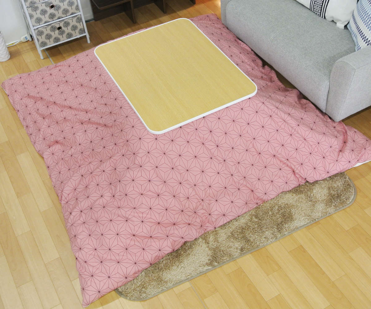 こたつ布団カバー 210×310cm 長方形 綿100％ 日本製 （ こたつ布団 カバー コタツ布団 洗える コタツ布団カバー こたつカバー コタツカバー 大判 ）