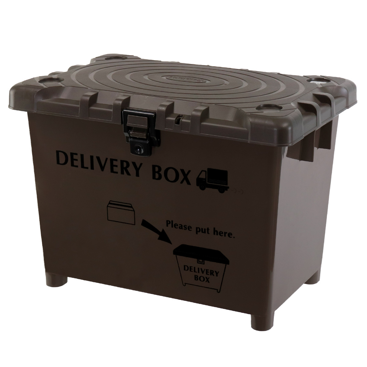 宅配ボックス デリバリーボックス （ 一戸建て用 大容量 ハード 宅配BOX ポスト 荷物受け 戸建て ）｜colorfulbox｜02
