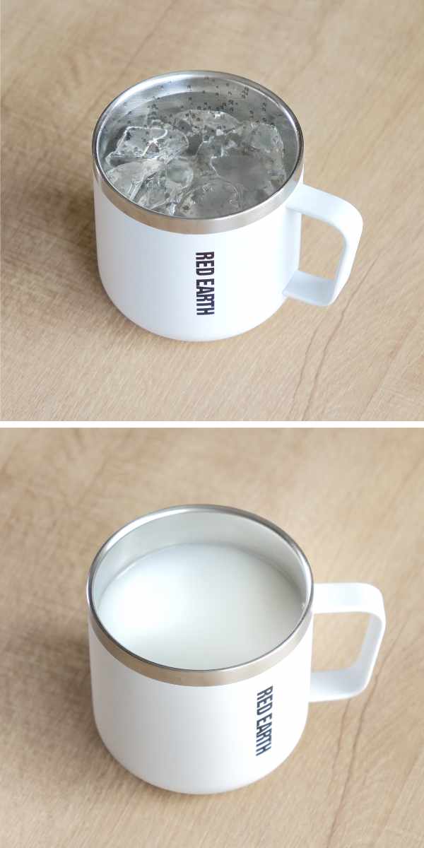 マグカップ フタ付き 320ml RED EARTH ステンレス （ ステンレス