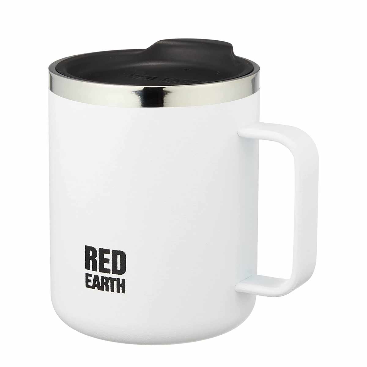 マグカップ フタ付き 370ml RED EARTH ステンレス （ ステンレス