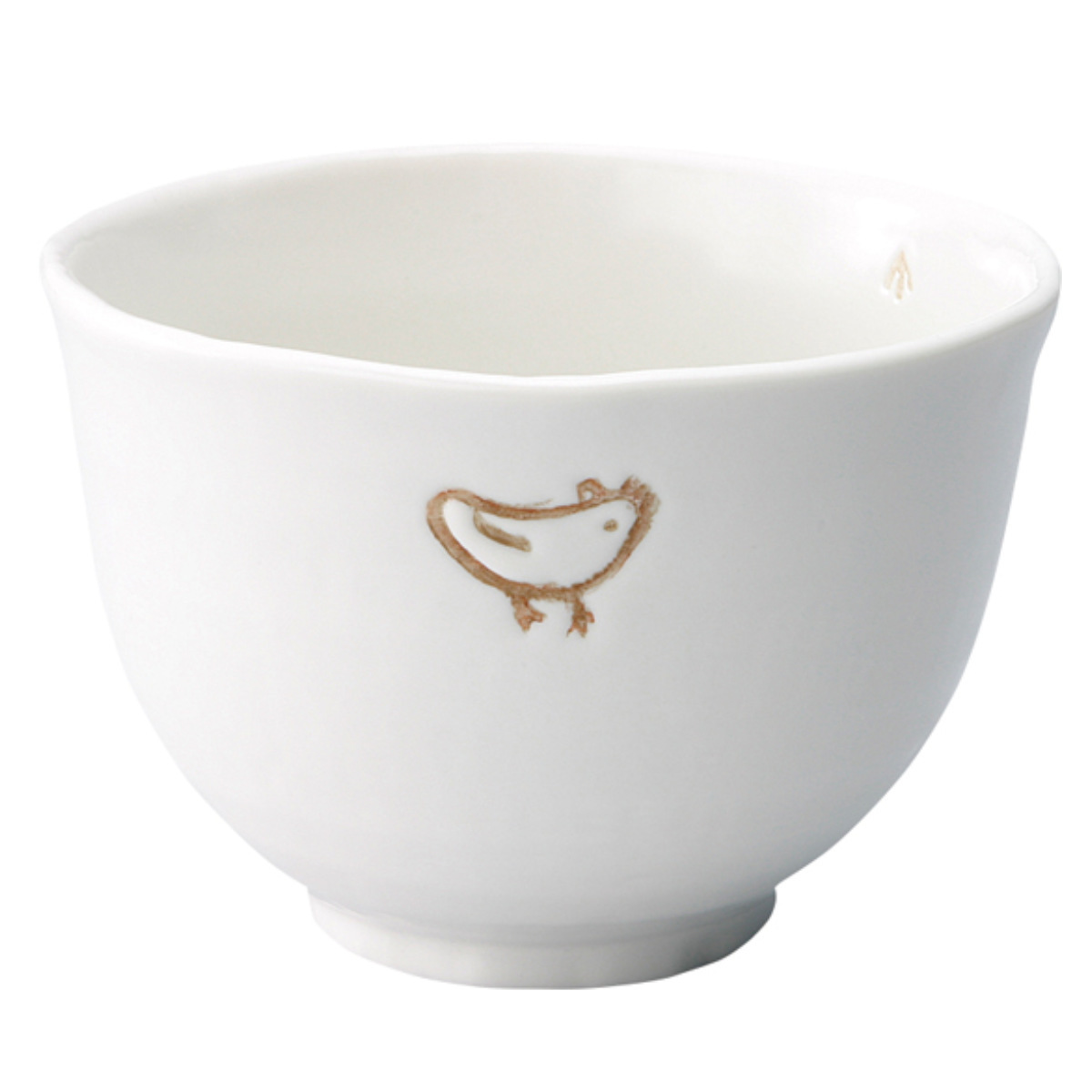 丼ぶり 13cm 小丼 トリのお散歩 磁器 美濃焼 日本製 （ 食洗機対応