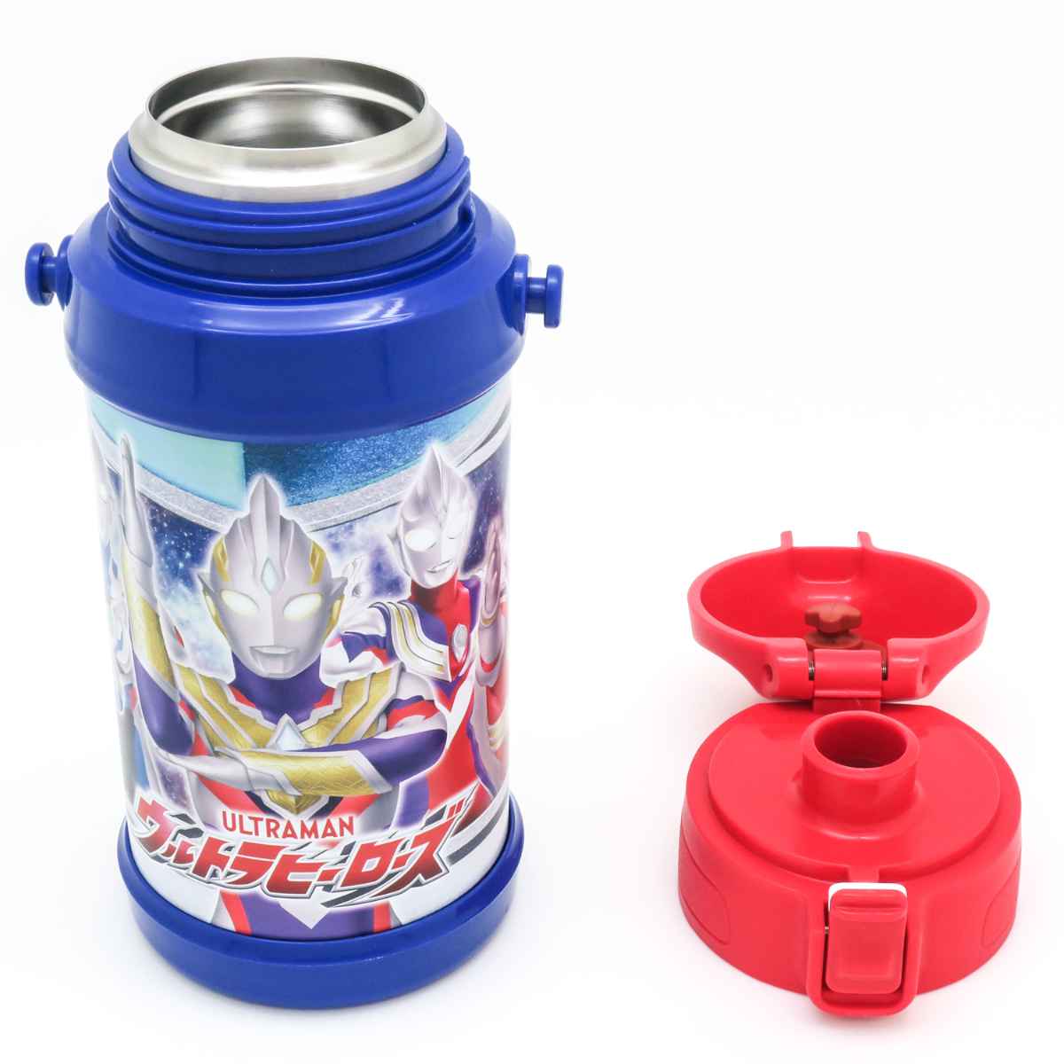 OSK（オーエスケー） 水筒 キッズ 600ml ステンレス 直飲み ワンタッチ