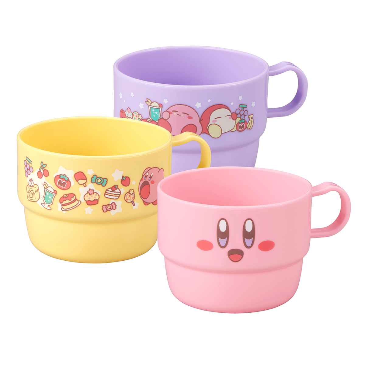 コップ 3個入り 星のカービィ プラスチック ...の詳細画像3