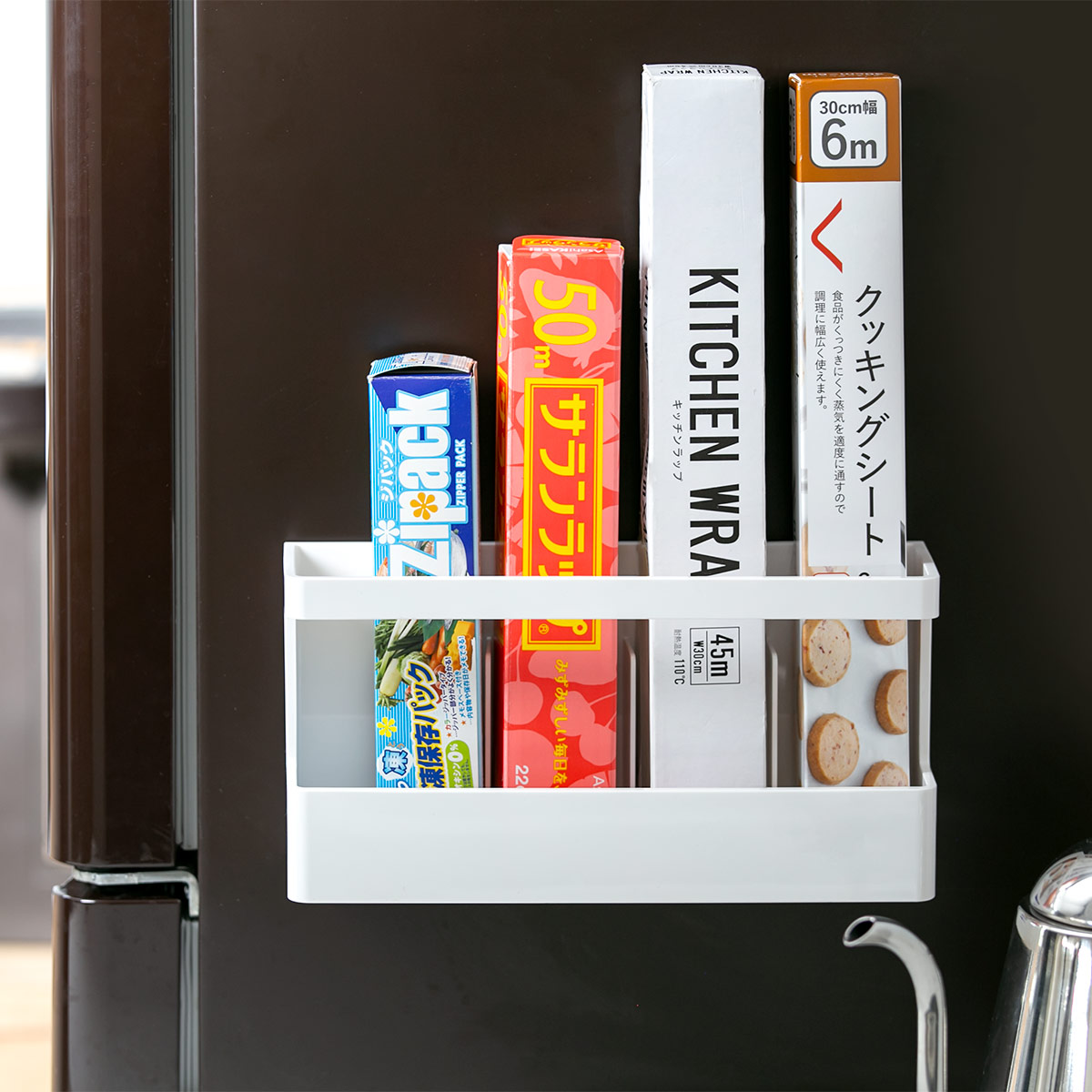 アスベル（ASVEL） ラップホルダー キッチンポケット マグネット 仕切