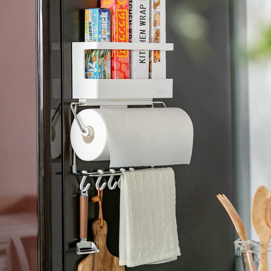 アスベル（ASVEL） ラップホルダー 冷蔵庫サイドラック マグネット