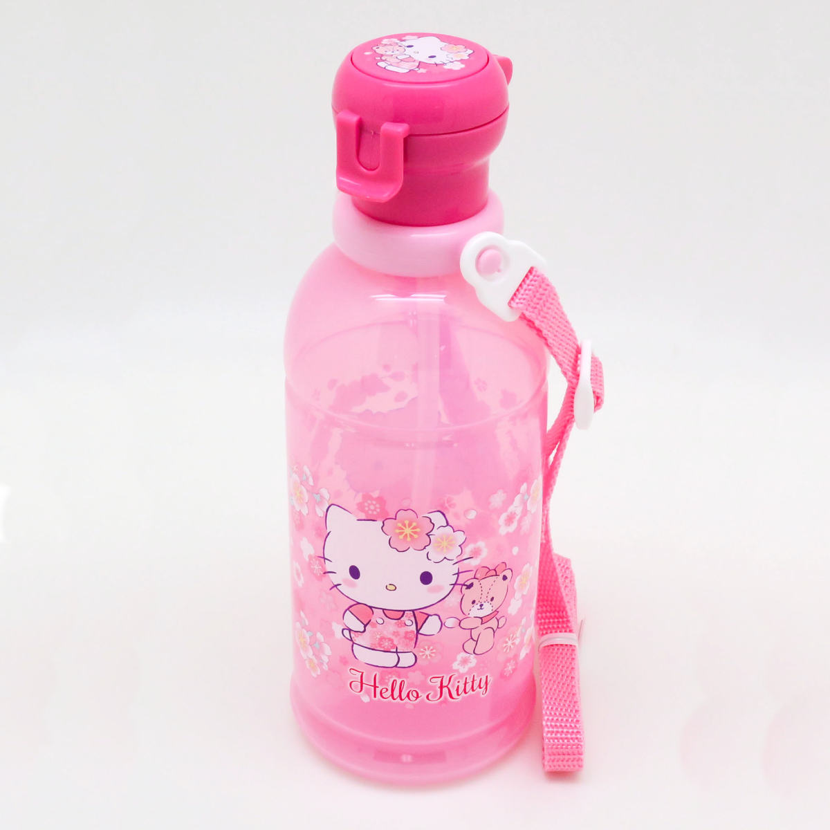 OSK（オーエスケー） 水筒 キッズ 400ml プラスチック ストロー ハロー